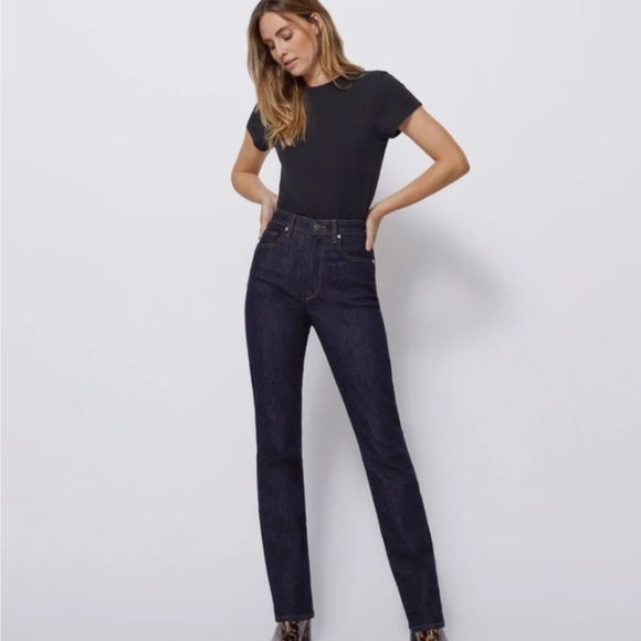 NWOT BLDWN High Rise Relaxed Denim! 28 - Picture 1 of 5
